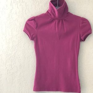 MODA International Cap-Sleeve Turtle Neck, X-Small